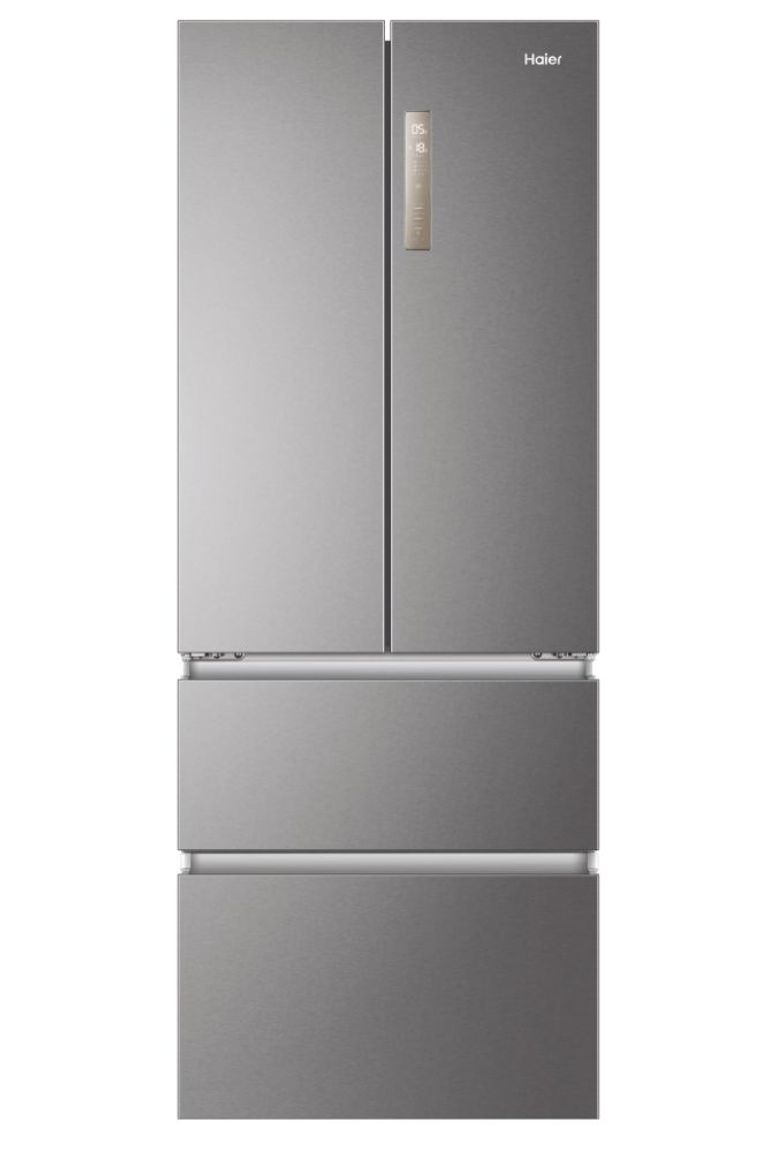 Haier HB17FPAAA frigorifero side-by-side Libera installazione 446 L E Platino, Acciaio inossidabile_HAIER_0_big-image