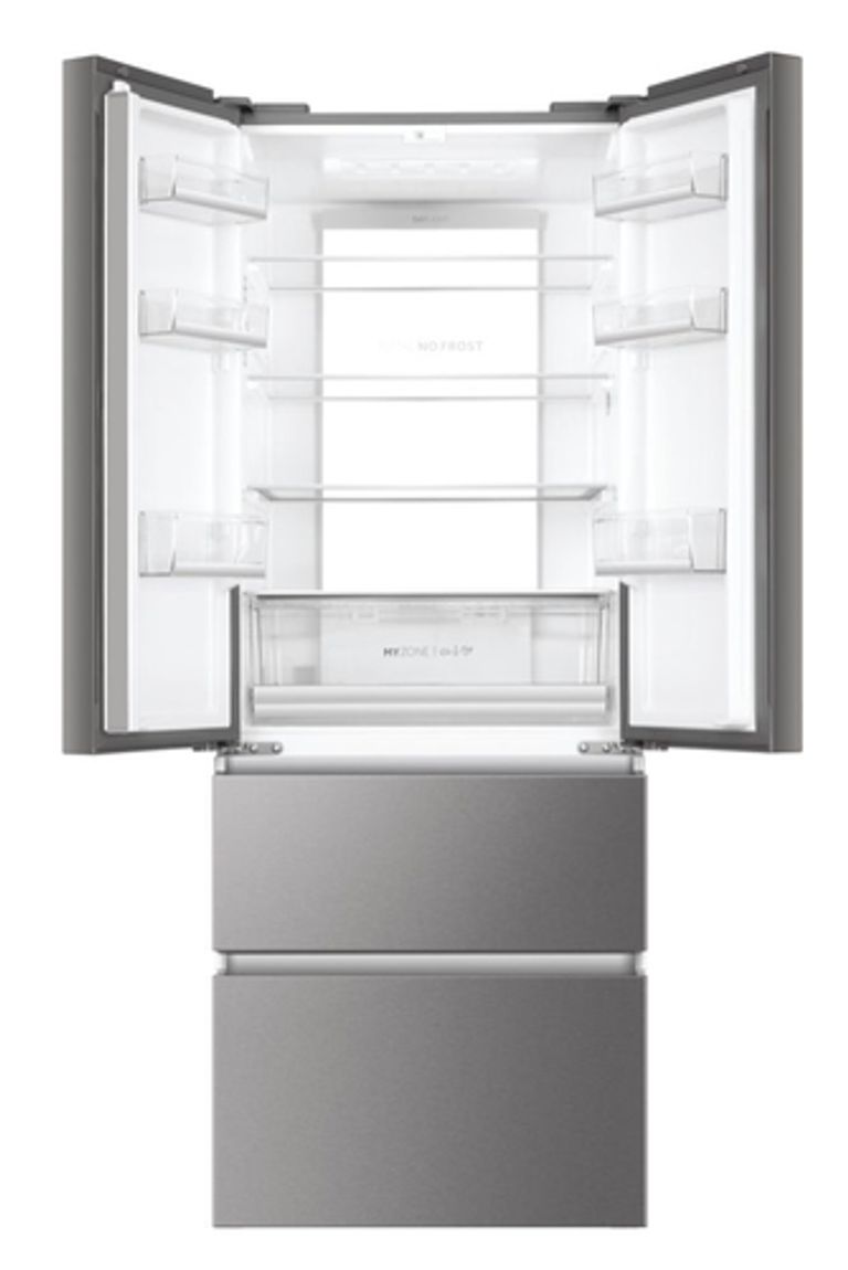 Haier HB17FPAAA frigorifero side-by-side Libera installazione 446 L E Platino, Acciaio inossidabile_HAIER_2_big-image