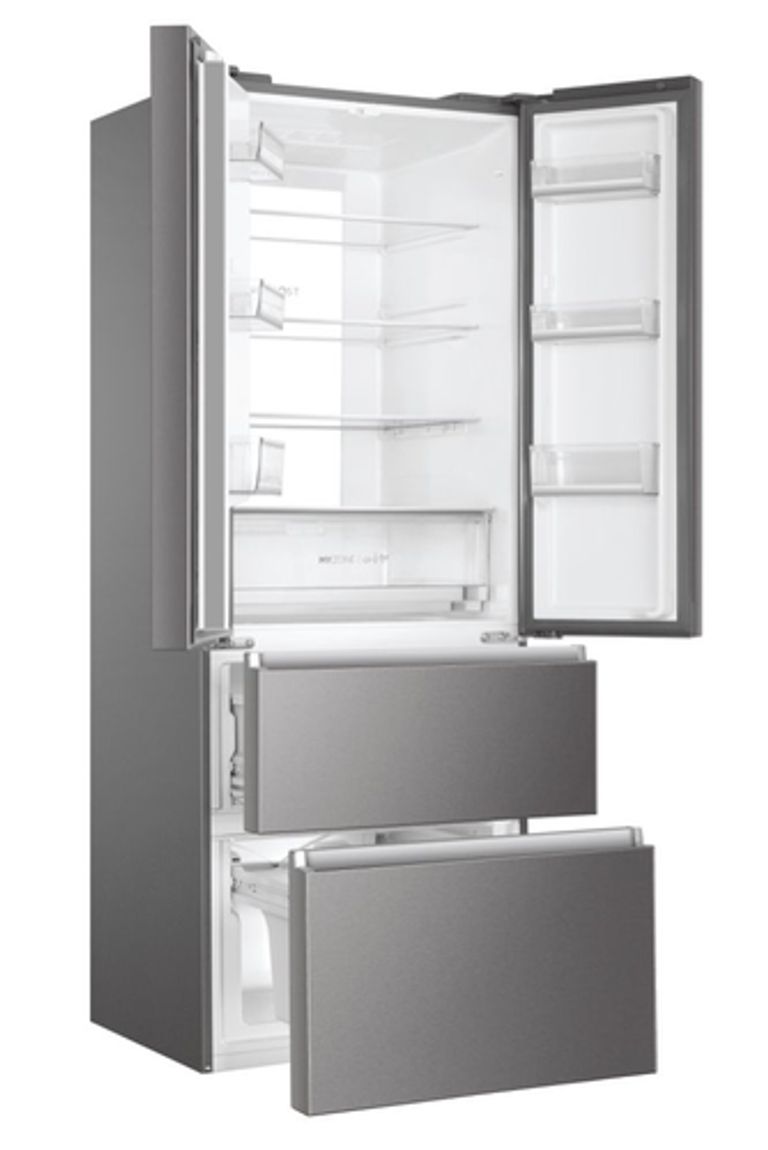 Haier HB17FPAAA frigorifero side-by-side Libera installazione 446 L E Platino, Acciaio inossidabile_HAIER_5_big-image