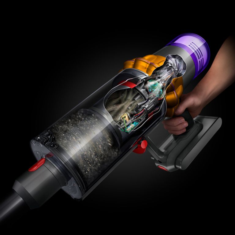 Dyson V15 Detect Absolute Nichel, Acciaio inossidabile, Giallo Senza sacchetto_DYSON_3_big-image