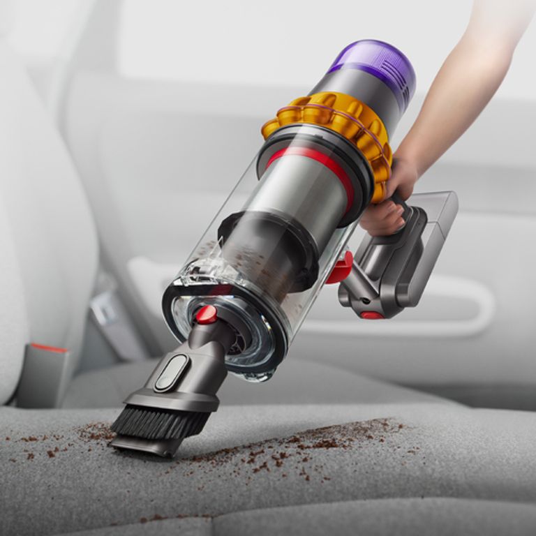 Dyson V15 Detect Absolute Nichel, Acciaio inossidabile, Giallo Senza sacchetto_DYSON_7_big-image