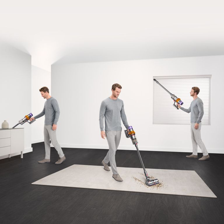 Dyson V15 Detect Absolute Nichel, Acciaio inossidabile, Giallo Senza sacchetto_DYSON_5_big-image