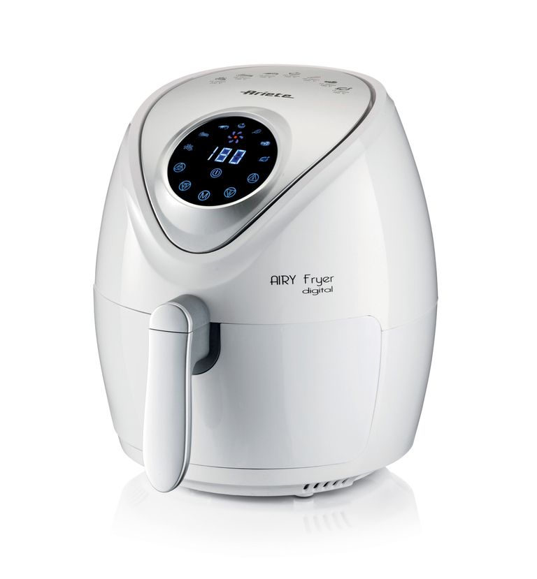 Ariete 4616 Airy Fryer Digital, Friggitrice ad Aria Digitale, Capacità 2,6 L, 1300 W, Time ‘60 minuti, 7 programmi, Bianco_ARIETE_0_big-image