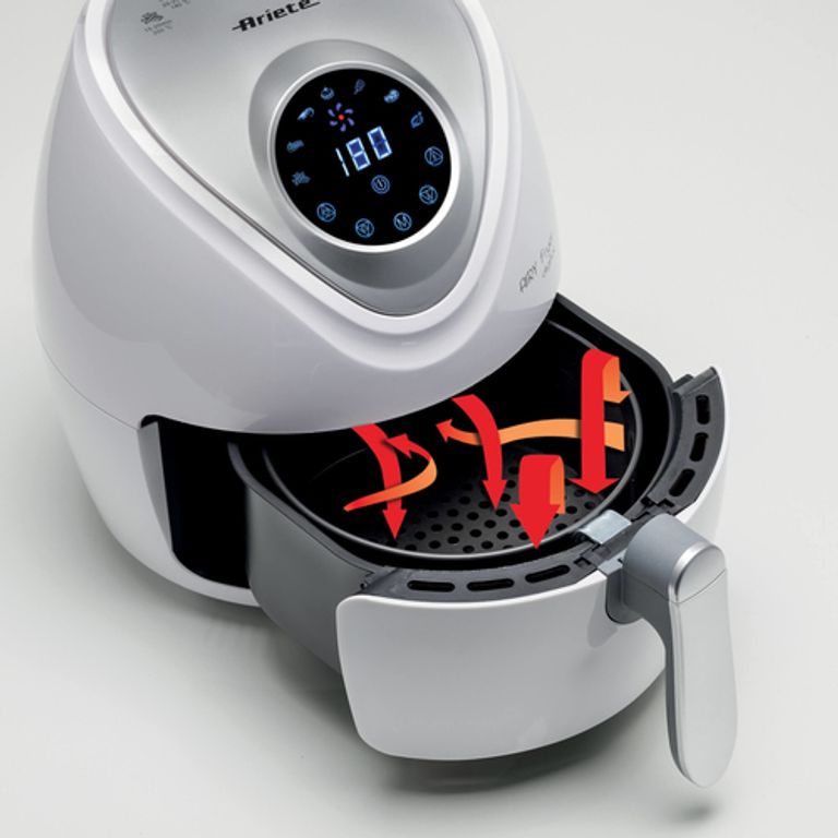 Ariete 4616 Airy Fryer Digital, Friggitrice ad Aria Digitale, Capacità 2,6 L, 1300 W, Time ‘60 minuti, 7 programmi, Bianco_ARIETE_3_big-image