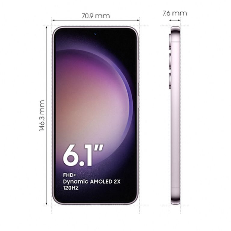Samsung Galaxy S23 SM-S911B 15,5 cm (6.1") Doppia SIM Android 13 5G USB tipo-C 8 GB 256 GB 3900 mAh Lavanda_SAMSUNG_3_big-image