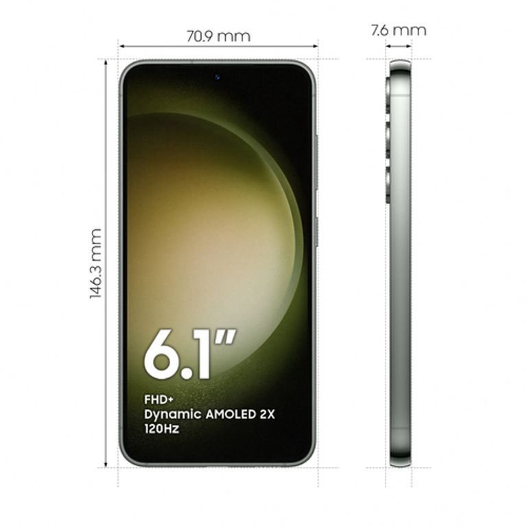 Samsung Galaxy S23 SM-S911B 15,5 cm (6.1") Doppia SIM Android 13 5G USB tipo-C 8 GB 256 GB 3900 mAh Verde_SAMSUNG_3_big-image