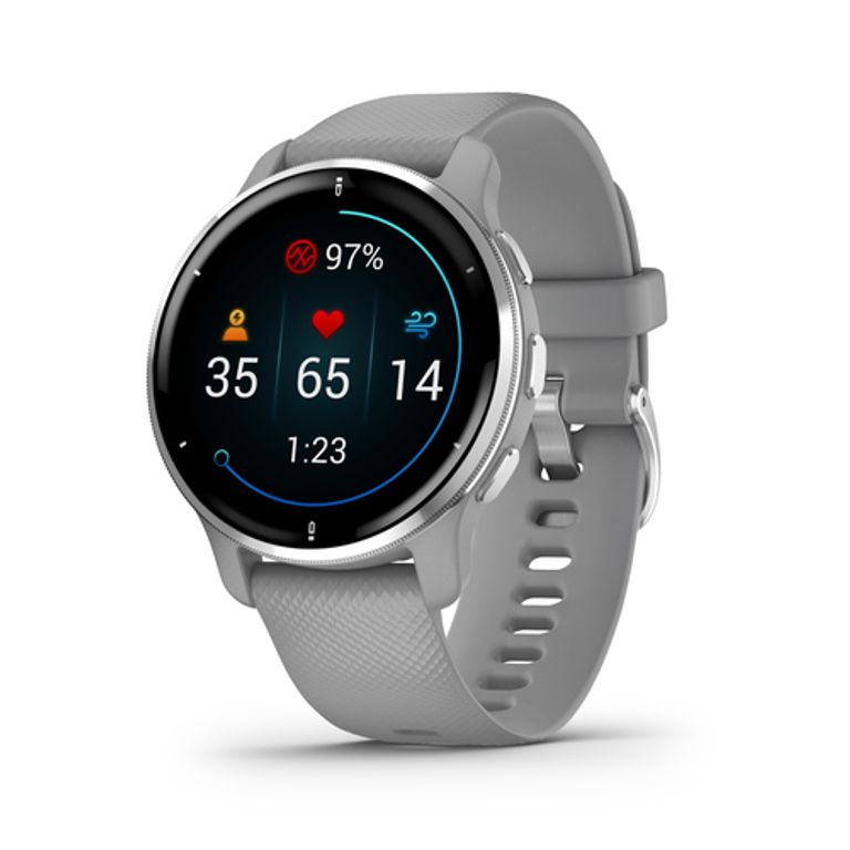Garmin Venu 2 Plus GPS 3,3 cm (1.3") AMOLED 43 mm Grigio, Argento GPS (satellitare)_GARMIN_2_big-image