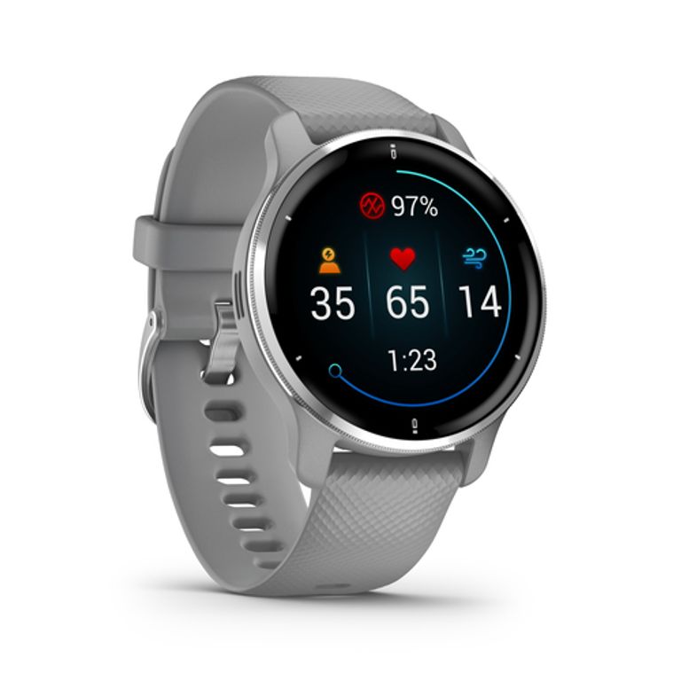 Garmin Venu 2 Plus GPS 3,3 cm (1.3") AMOLED 43 mm Grigio, Argento GPS (satellitare)_GARMIN_6_big-image