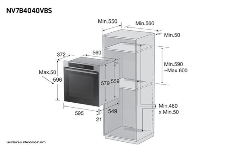 Samsung Forno Multifunzione Serie 4 76L NV7B4040VBS_SAMSUNG_7_big-image