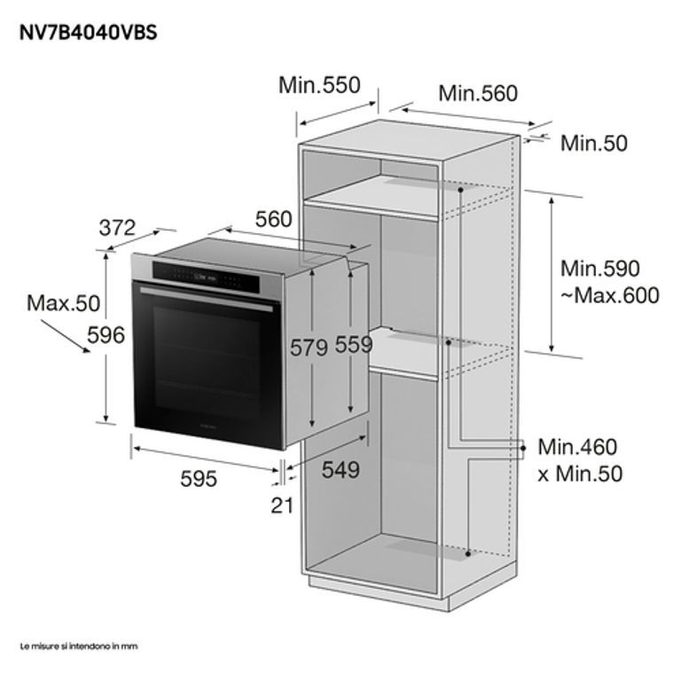 Samsung Forno Multifunzione Serie 4 76L NV7B4040VBS_SAMSUNG_19_big-image
