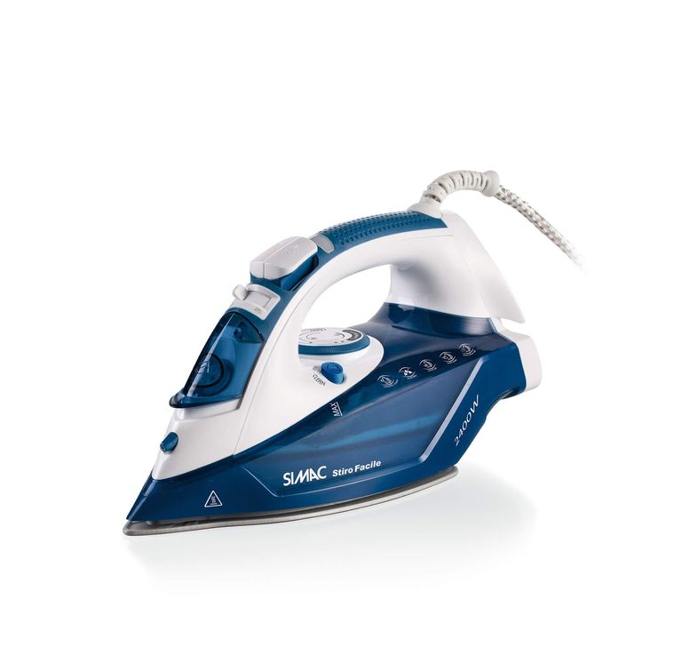 Simac 6194 ferro da stiro Ferro a vapore Ceramica 2400 W Blu, Bianco_SIMAC_0_big-image