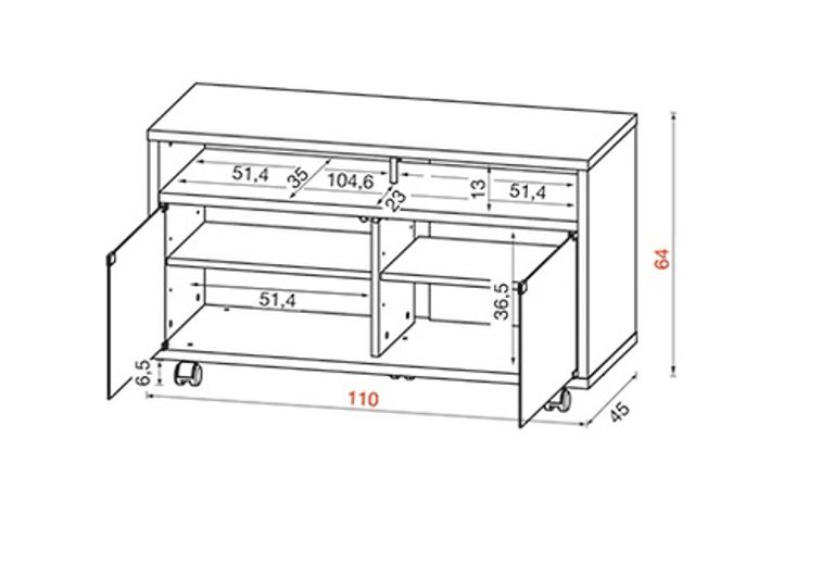 Munari MT110NEBI supporto TV e sistema audio 5 ripiani_MUNARI_1_big-image