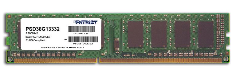 Patriot Memory 8GB PC3-10600 memoria 1 x 8 GB DDR3 1333 MHz_PATRIOT MEMORY_0_big-image