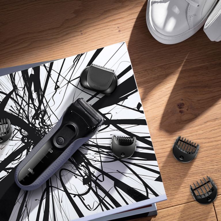 Braun Rasoio Series 3 Shave&Style 3000BT con testina del rifinitore e 5 pettini, Nero_BRAUN_2_big-image