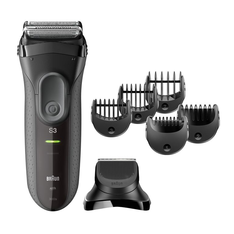 Braun Rasoio Series 3 Shave&Style 3000BT con testina del rifinitore e 5 pettini, Nero_BRAUN_0_big-image