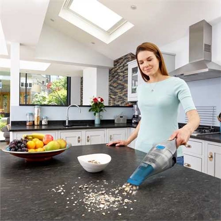 Black & Decker NVC215WA-QW aspirapolvere senza filo Blu, Argento Senza sacchetto_BLACK & DECKER_3_big-image