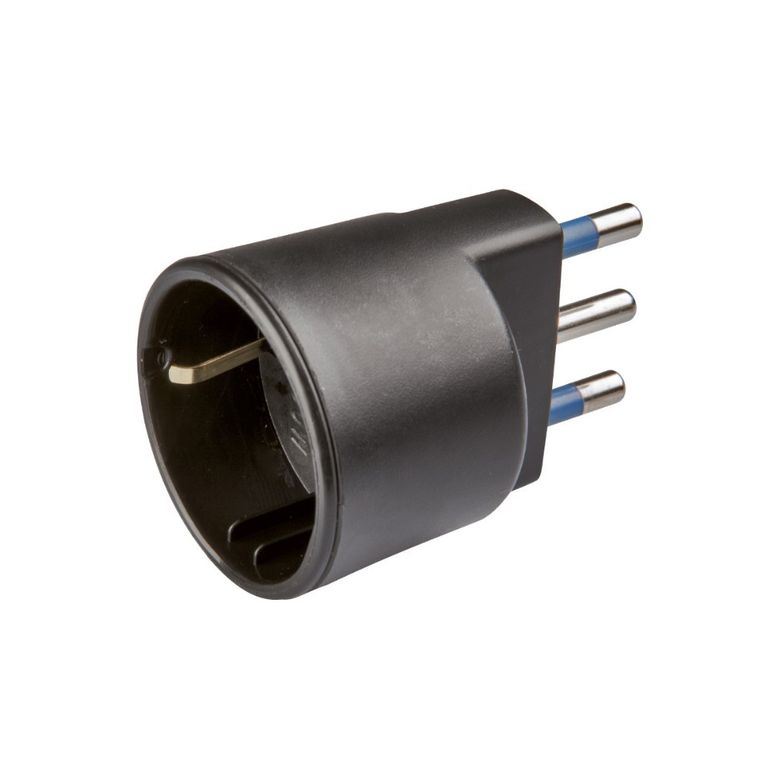 Poly Pool PP0432.1 adattatore per presa di corrente Tipo L (IT) Tipo C (Europlug) Nero_POLY POOL_0_big-image