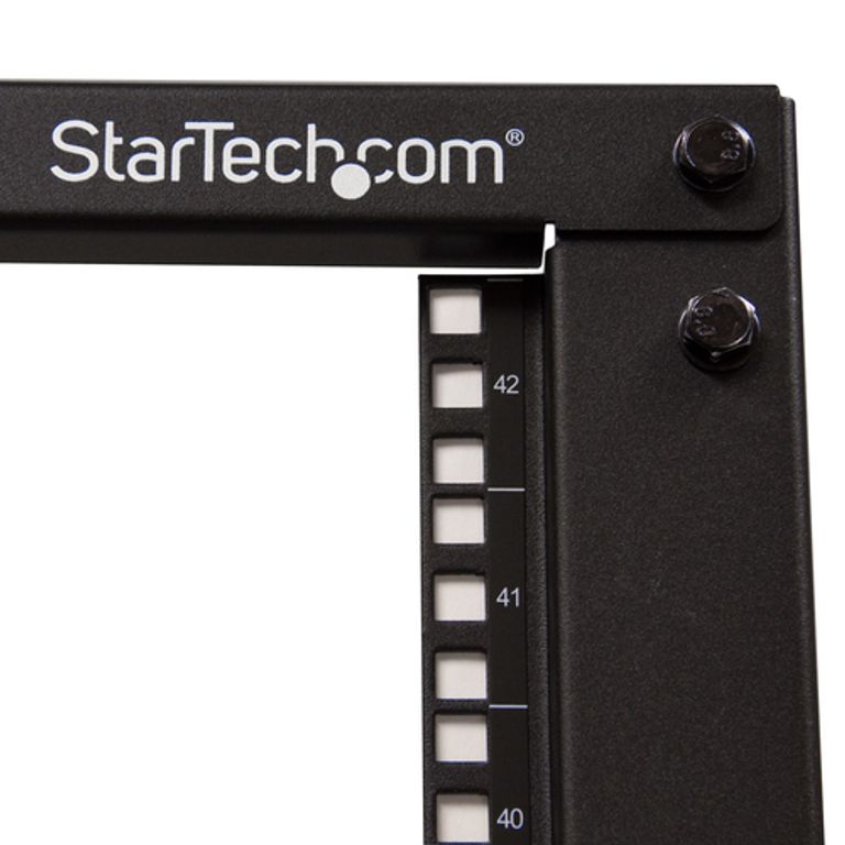 StarTech.com Server Rack a 4 Montanti 42U Open Frame, Armadio Rack di Rete 19" con Ruote, Rack Server per Apparecchiature AV/Dati/Media/IT, Quadro Rack con ruote/piedini di livellamento o montaggio a pavimento_STARTECH.COM_1_big-image