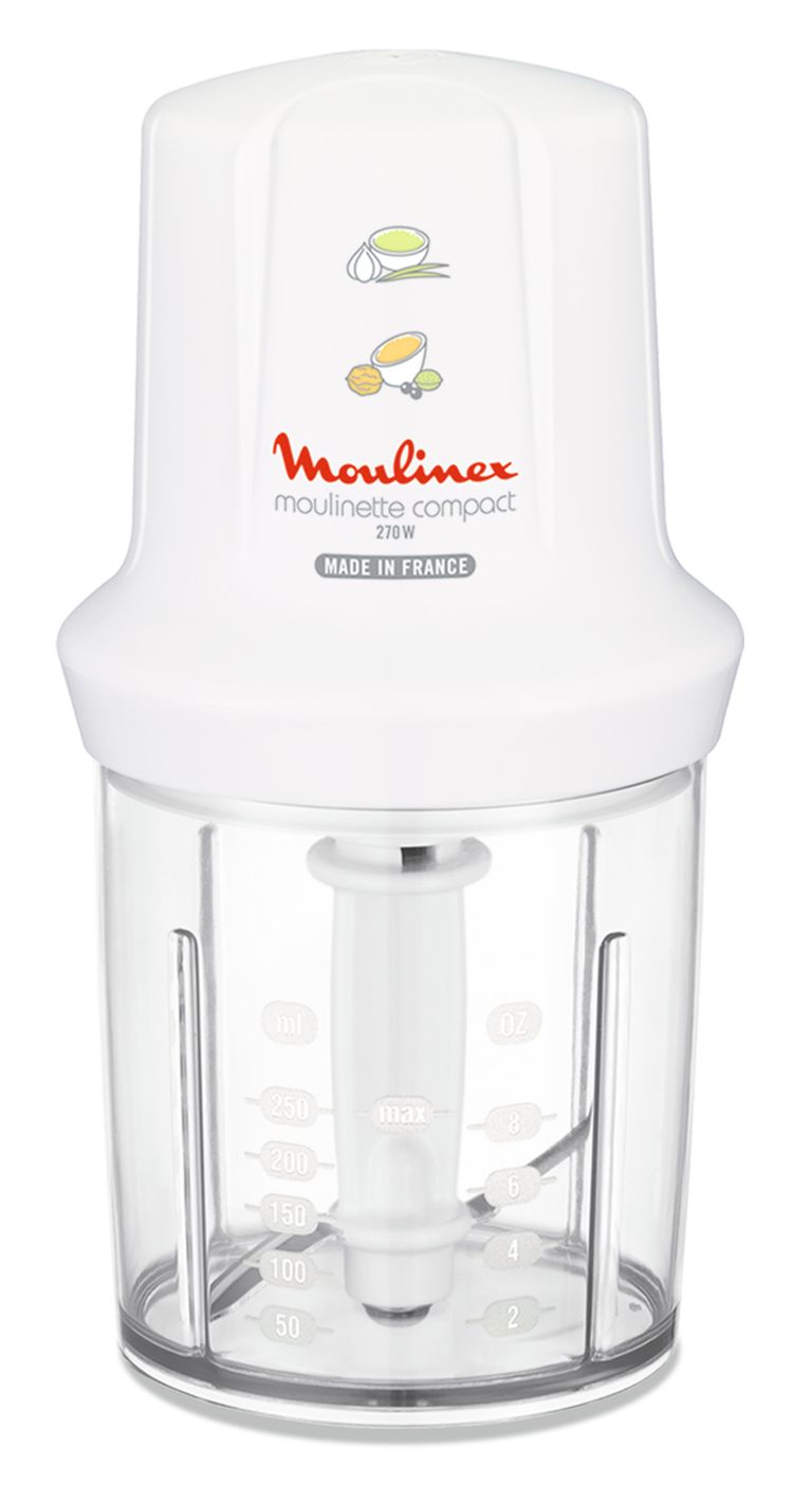 Moulinex DJ3001 Moulinette Compact, 270 W, 43 Decibel, plastica, Bianco_MOULINEX_1_big-image