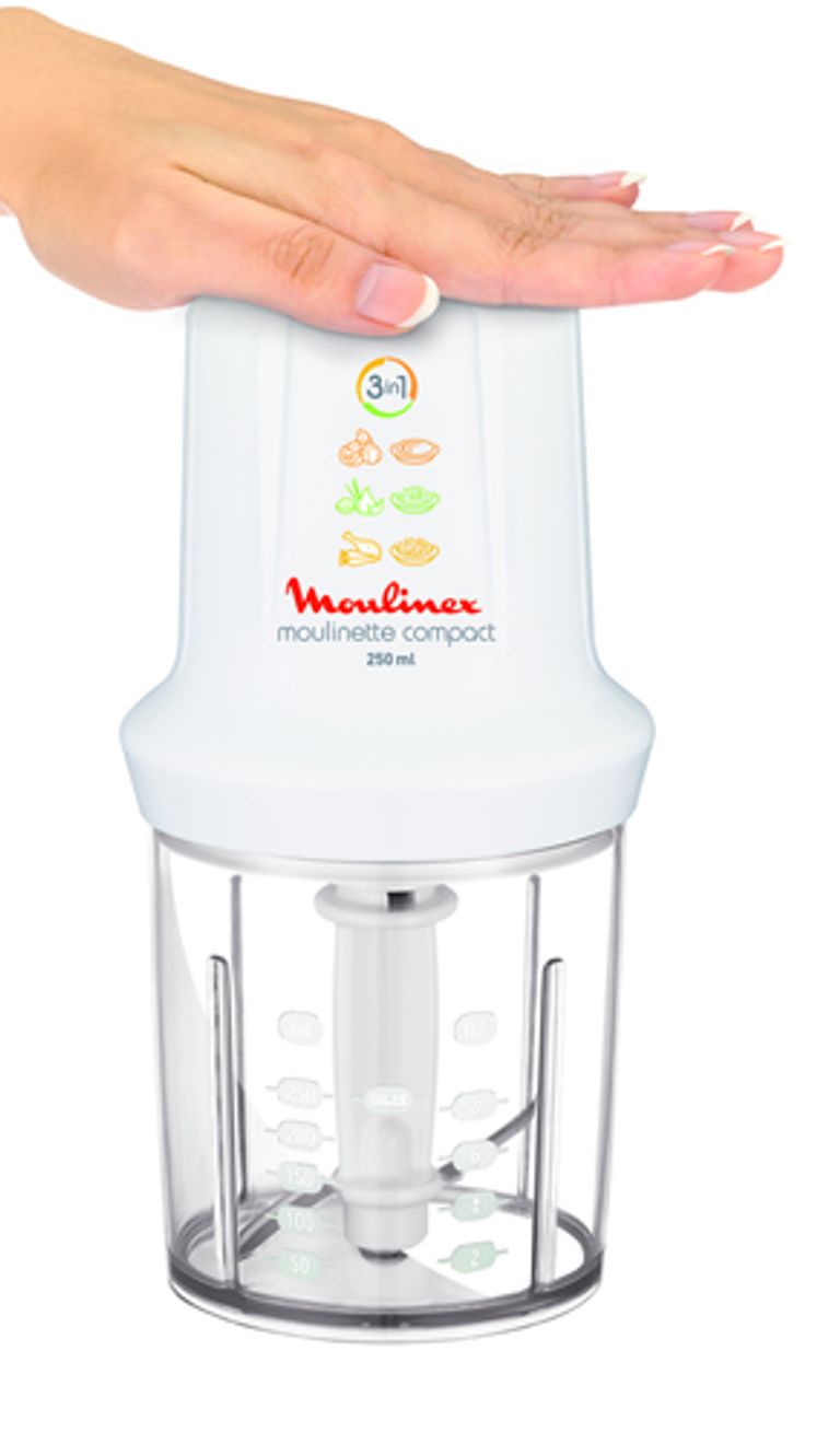 Moulinex DJ3001 Moulinette Compact, 270 W, 43 Decibel, plastica, Bianco_MOULINEX_6_big-image