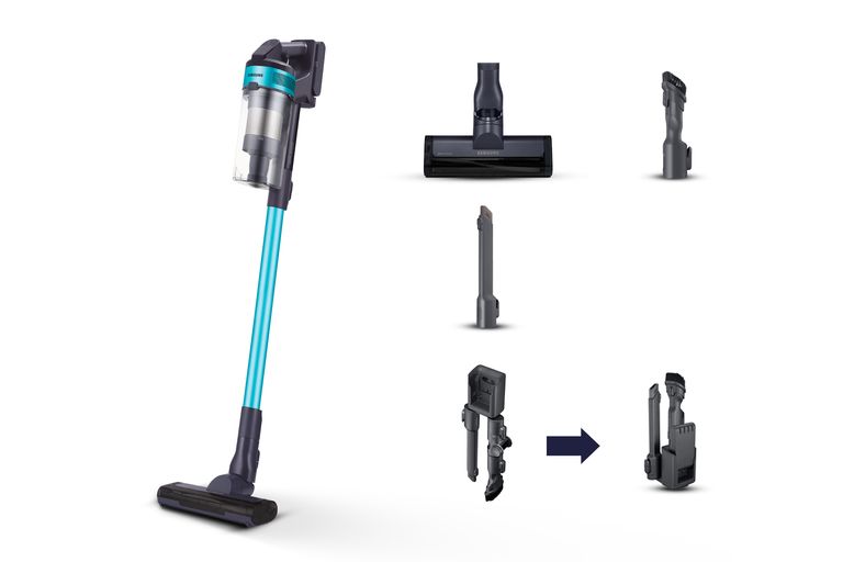 Samsung Aspirapolvere VS15A6031R1 Senza sacchetto 0,8 L 410 W Nero, Colore menta_SAMSUNG_0_big-image