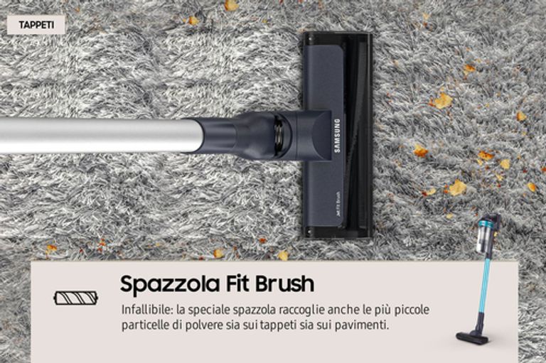 Samsung Aspirapolvere VS15A6031R1 Senza sacchetto 0,8 L 410 W Nero, Colore menta_SAMSUNG_6_big-image