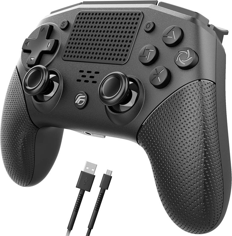 Controller per Ps4 (V2) PS4/Pro/Slim/PC/Steam PROGRAMMABILE, Joypad Wireless, Doppia vibrazione a 6 Assi Giroscopio, Accelerometro integrato Jack 3.0 Batteria al litio 600 mAh Pad Joystick FENNER -SPEDIZIONE IMMEDIATA_FENNER_2_big-image