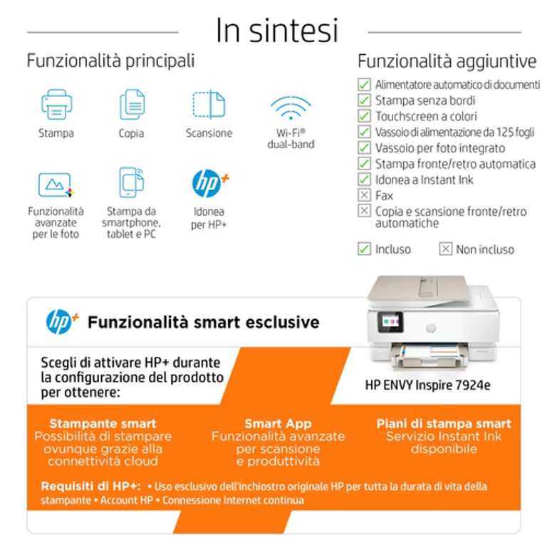 HP ENVY Stampante multifunzione HP Inspire 7924e, Casa, Stampa, copia, scansione, Wireless; HP+; Idonea per HP Instant ink; Alimentatore automatico di documenti_HP_16_big-image