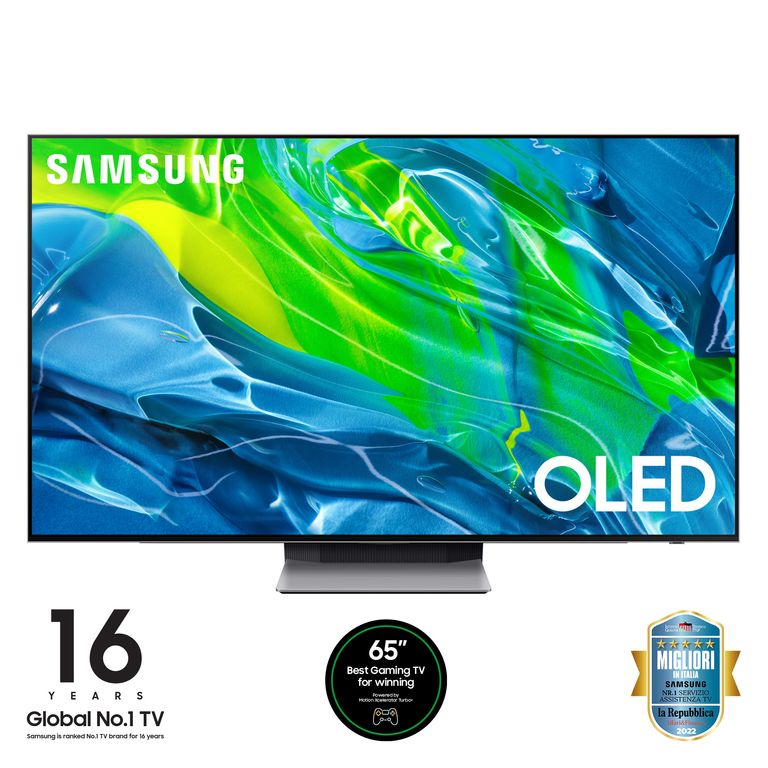 Samsung Series 9 TV OLED 4K 65” QE65S95B Smart TV Wi-Fi Eclipse Silver 2022, Processore Neural Quantum 4K, Ultra sottile, Gaming mode, Suono 3D_SAMSUNG_0_big-image