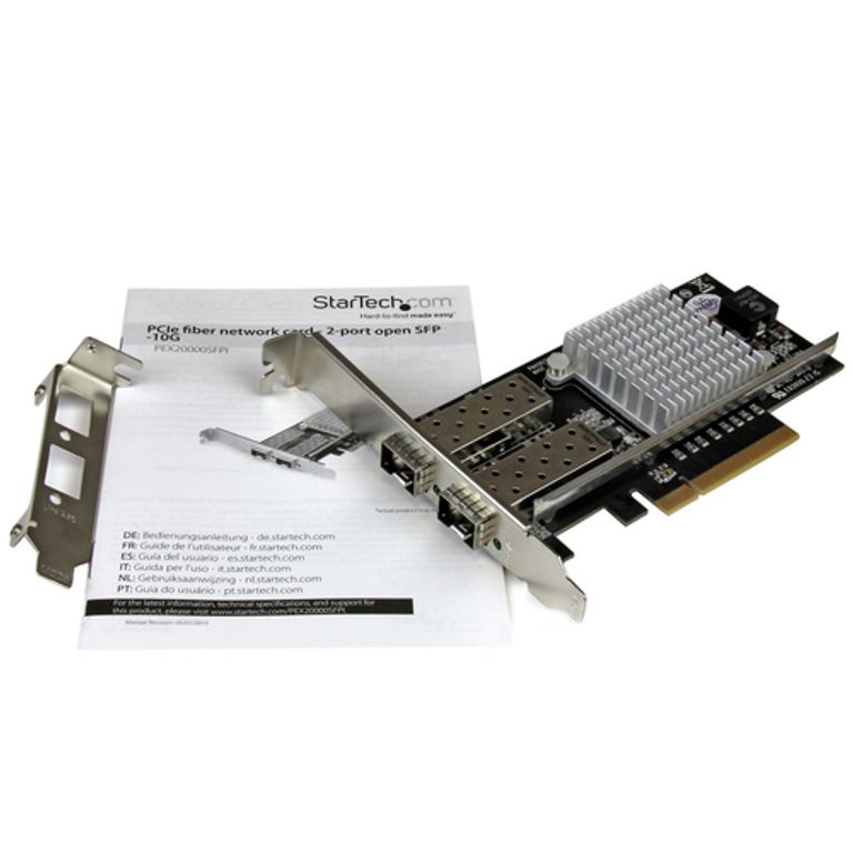StarTech.com Scheda di rete PCI Express in Fibra ottica da 10Gb con 2 porte SFP+ aperto con Chip Intel_STARTECH.COM_4_big-image