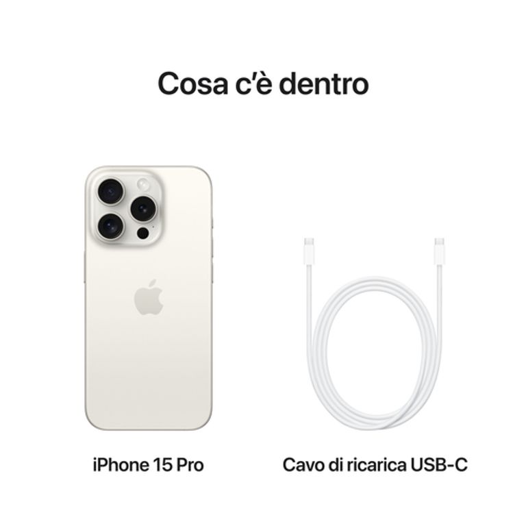 Apple iPhone 15 Pro 256GB Titanio Bianco-SPEDIZIONE IMMEDIATA - _APPLE_8_big-image