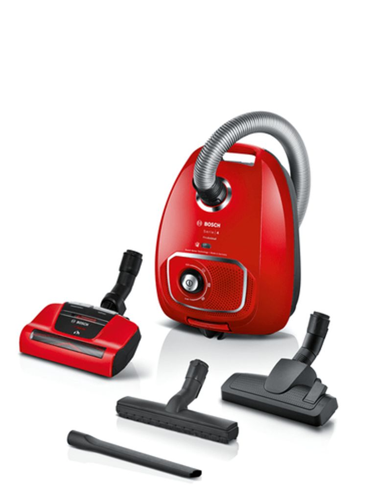 Bosch Zoo'o ProAnimal BGLS4PET2. Massima potenza in entrata: 600 W. Tipo: A cilindro, Tipo di pulizia: Secco, Tipo di contenitore della polvere: Sacchetto per la polvere, Capacità del contenitore: 4 L, Colore del prodotto: Rosso_BOSCH_1_big-image