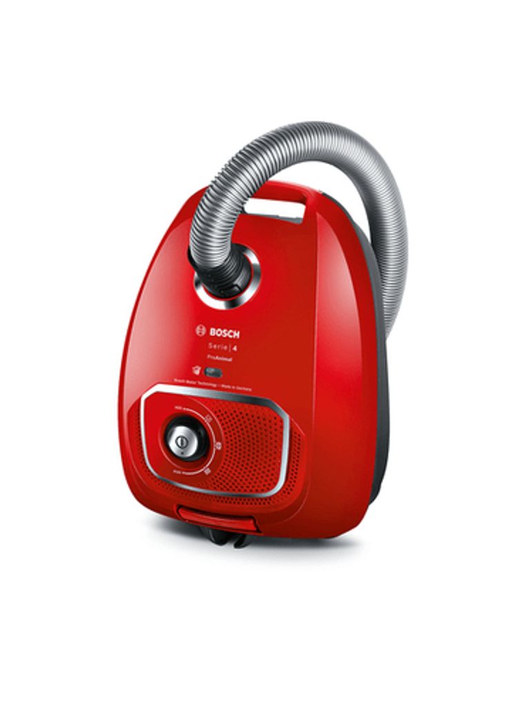 Bosch Zoo'o ProAnimal BGLS4PET2. Massima potenza in entrata: 600 W. Tipo: A cilindro, Tipo di pulizia: Secco, Tipo di contenitore della polvere: Sacchetto per la polvere, Capacità del contenitore: 4 L, Colore del prodotto: Rosso_BOSCH_2_big-image