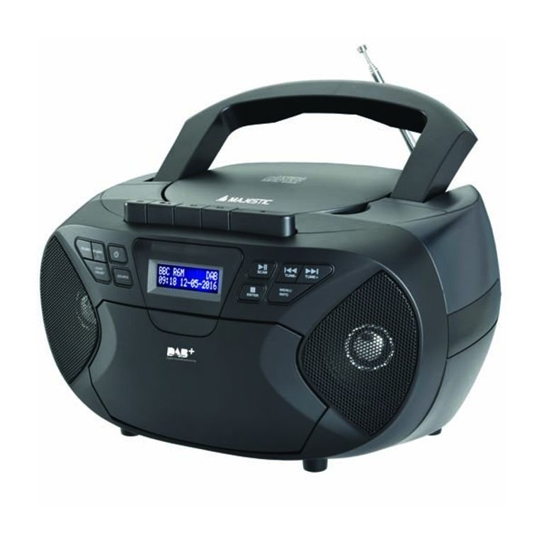 Majestic RADIO C&#47;CD&#47;CASSETTE MP3 DAB+ BOOM BOX NERO_MAJESTIC_0_big-image