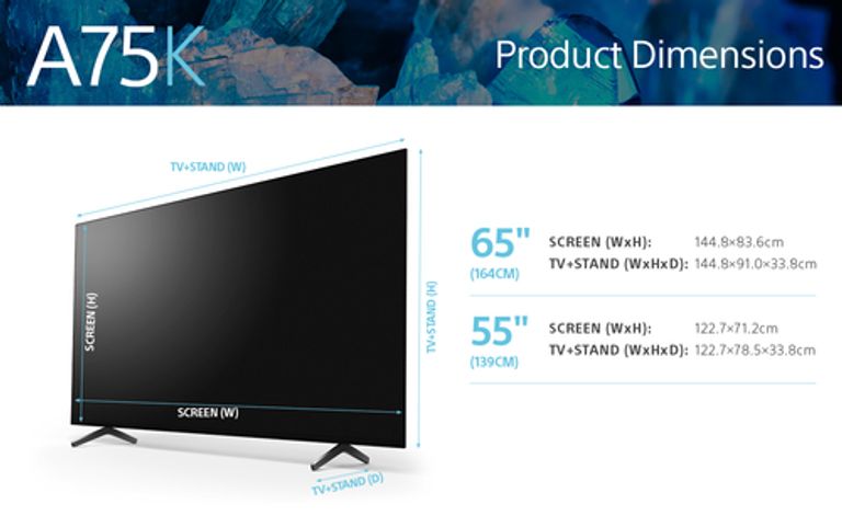 Sony XR-55A75K ? 55?- BRAVIA XR? - OLED ? 4K Ultra HD ? High Dynamic Range (HDR) ? Smart TV (Google TV) - Modello 2022_SONY_5_big-image