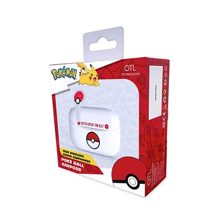 OTL Technologies Pokémon Poké ball Cuffie Wireless In-ear Musica e Chiamate Bluetooth Bianco_OTL TECHNOLOGIES_10_big-image