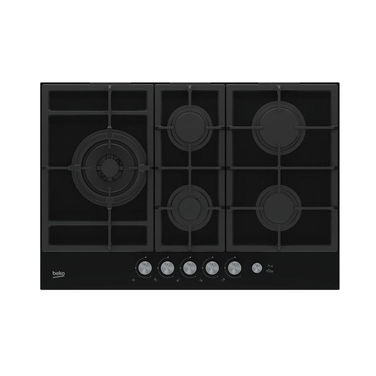 Beko HILL 75235 S piano cottura Nero Da incasso 75 cm Gas 5 Fornello(i)_BEKO_0_big-image