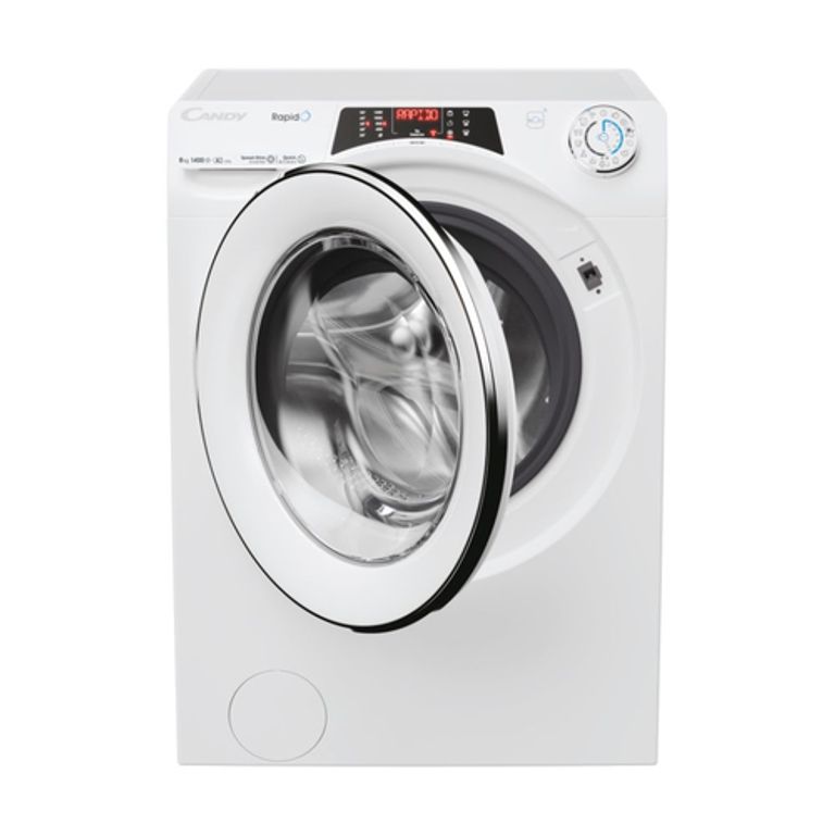 Candy RapidÓ ECO, Lavatrice Standard 8kg, Classe A-15%, 1400 giri, Bianco, RO 486DWMC7/1-S_CANDY_4_big-image