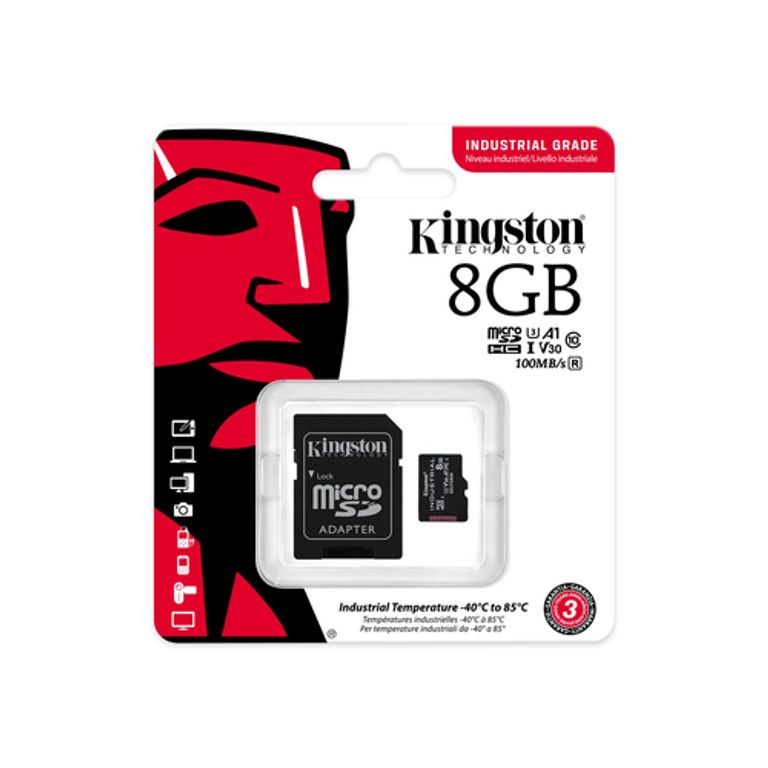 Kingston Technology Industrial 8 GB MicroSDHC UHS-I Classe 10_KINGSTON TECHNOLOGY_2_big-image