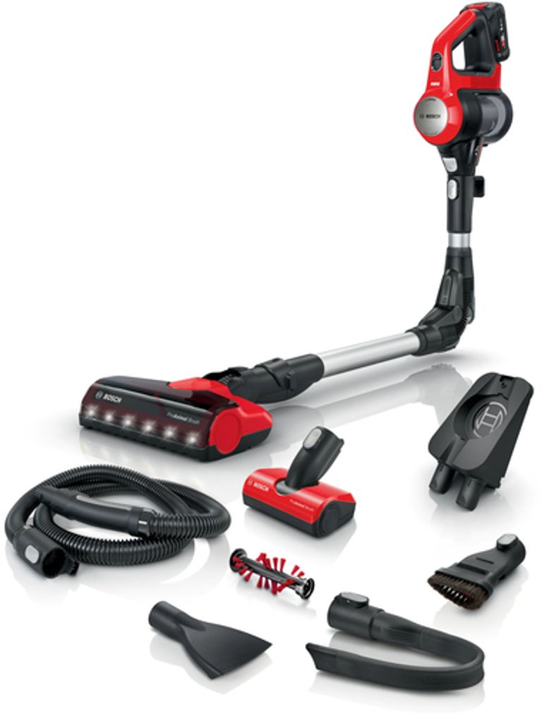 Bosch BCS711PET scopa elettrica Batteria Secco Senza sacchetto 0,3 L Nero, Rosso 3 Ah_BOSCH_0_big-image