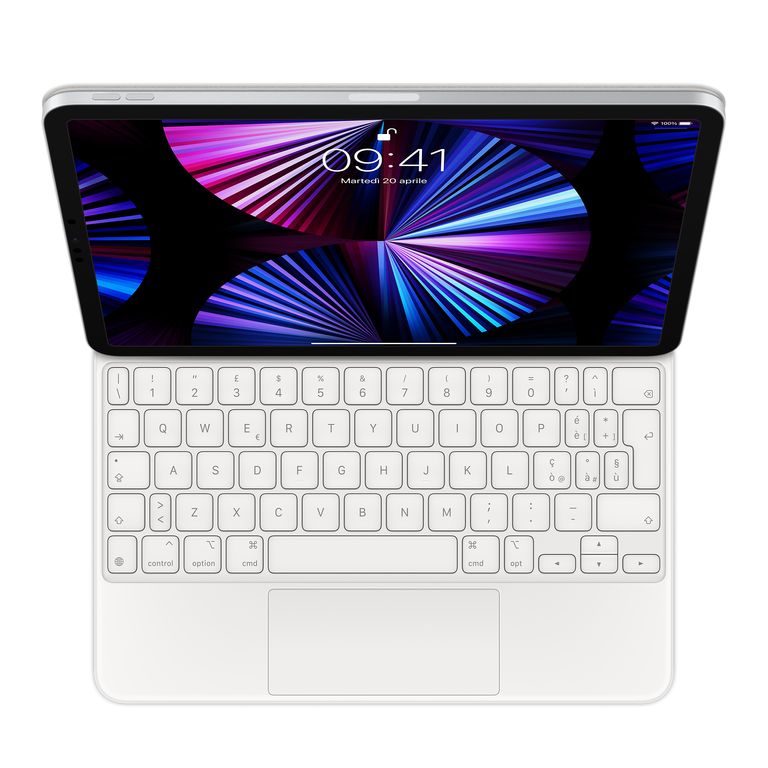 Apple Magic Keyboard per iPad Pro 11" (terza gen.) e per iPad Air (quarta gen.) - Bianco_APPLE_0_big-image