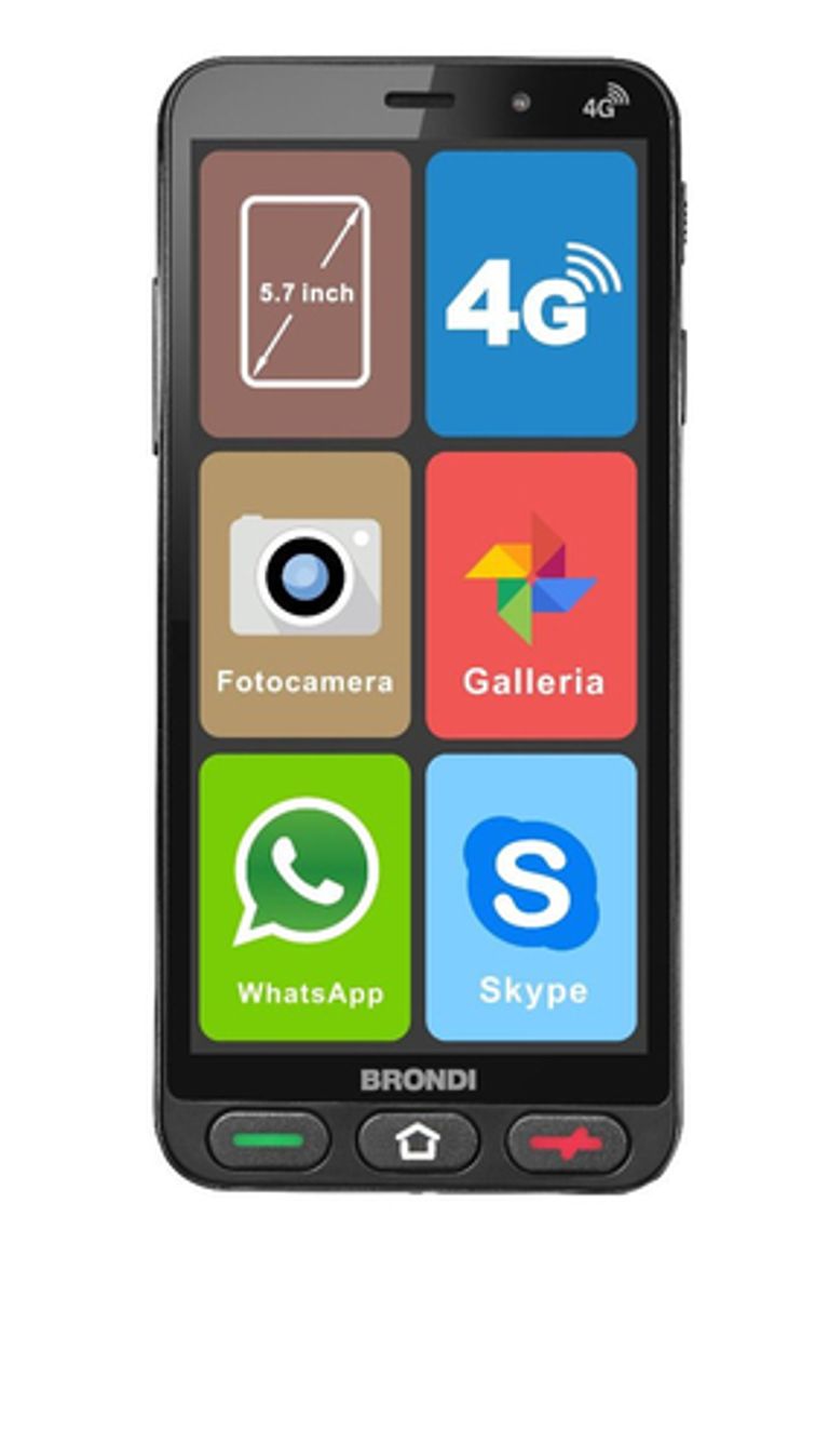 Brondi Amico Smartphone S Nero 14,5 cm (5.7") Doppia SIM Android 8.1 4G USB tipo-C 1 GB 8 GB 2800 mAh_BRONDI_1_big-image
