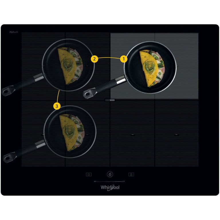 Whirlpool SMP 658C/NE/IXL Nero Da incasso Piano cottura a induzione 8 Fornello(i)_WHIRLPOOL_0_big-image