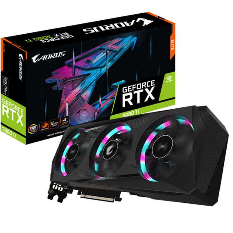 Gigabyte AORUS GeForce RTX 3060 Ti ELITE 8G NVIDIA 8 GB GDDR6_GIGABYTE_8_big-image
