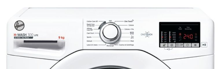 Hoover H-WASH 300 LITE H3W 492DE-11 lavatrice Caricamento frontale 9 kg 1400 Giri/min D Bianco_HOOVER_2_big-image