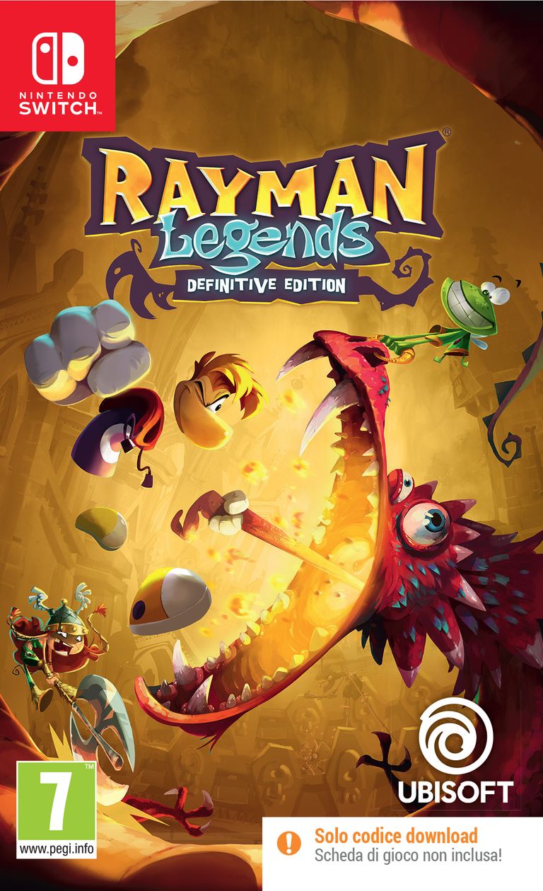 Ubisoft Rayman Legends: Definitive Edition, Code in Box, ITA Nintendo Switch_UBISOFT_0_big-image