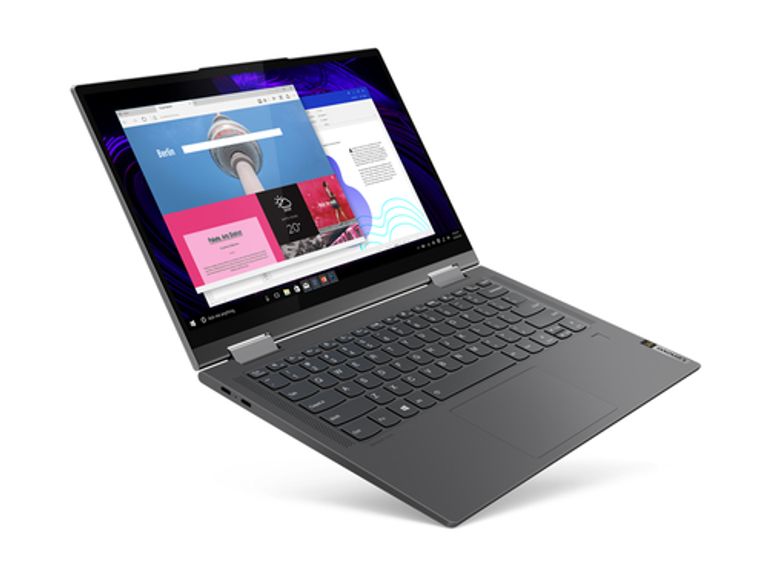 Lenovo Yoga 5G LPDDR4x-SDRAM Ibrido (2 in 1) 35,6 cm (14") 1920 x 1080 Pixel Touch screen Qualcomm Snapdragon 8 GB 512 GB SSD Wi-Fi 5 (802.11ac) Windows 10 Pro Grigio_LENOVO_1_big-image