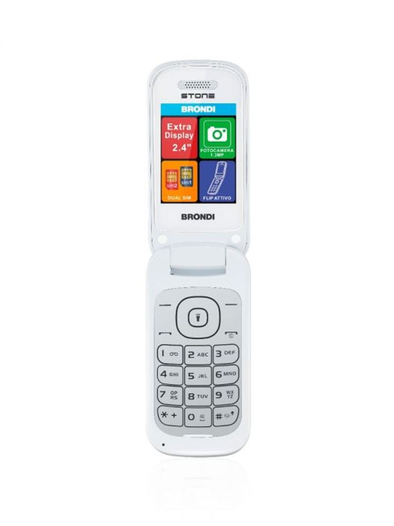 Brondi Stone 6,1 cm (2.4") 86 g Bianco Telefono cellulare basico_BRONDI_0_big-image