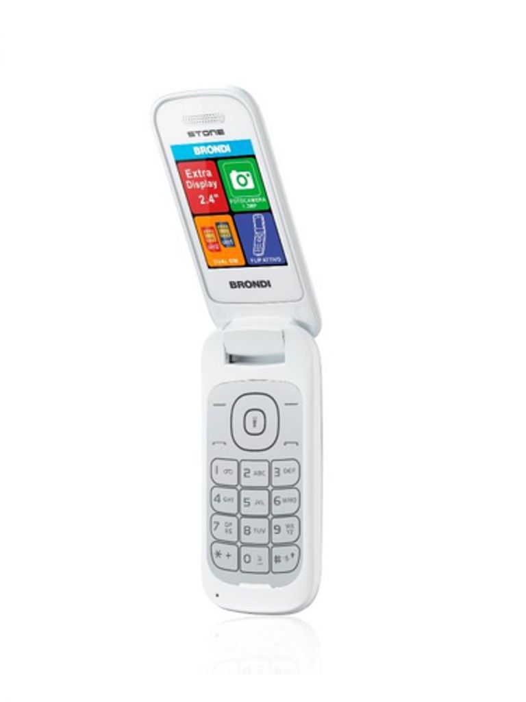 Brondi Stone 6,1 cm (2.4") 86 g Bianco Telefono cellulare basico_BRONDI_1_big-image