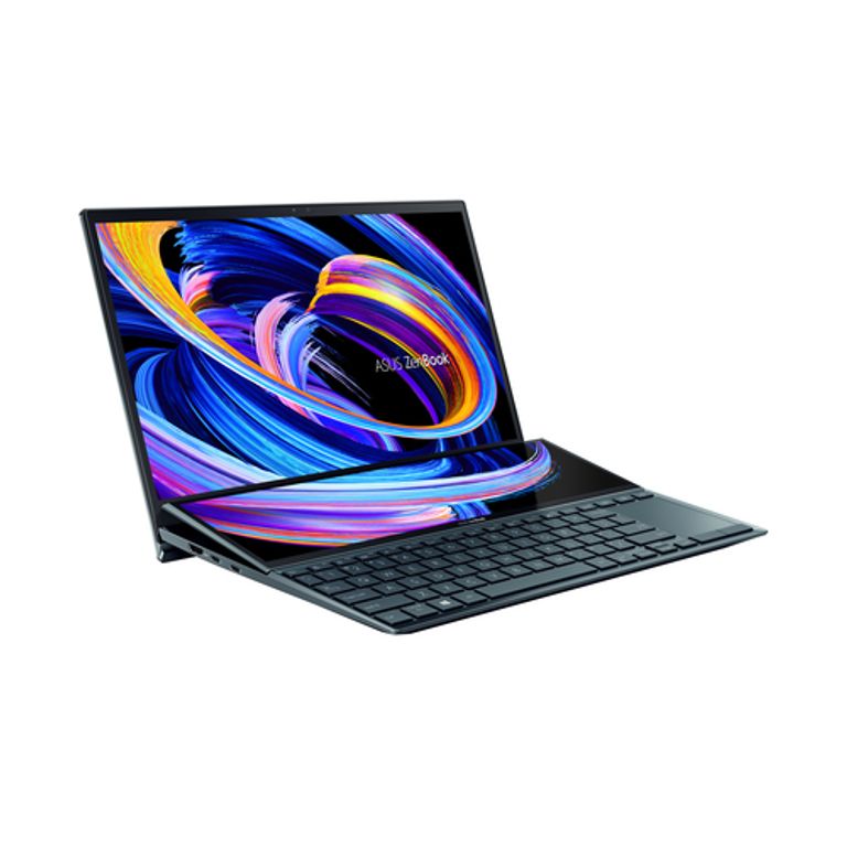 ASUS ZenBook Duo 14 UX482EGR-HY368X Computer portatile 35,6 cm (14") Touch screen Full HD Intel® Core™ i7 16 GB LPDDR4x-SDRAM 512 GB SSD NVIDIA GeForce MX450 Wi-Fi 6 (802.11ax) Windows 11 Pro Blu_ASUS_1_big-image